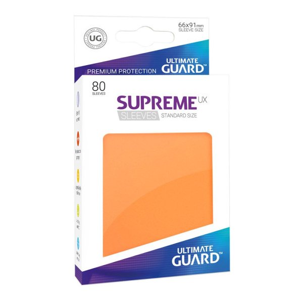 Sleeves - Ultimate Guard - Standard Supreme UX Orange