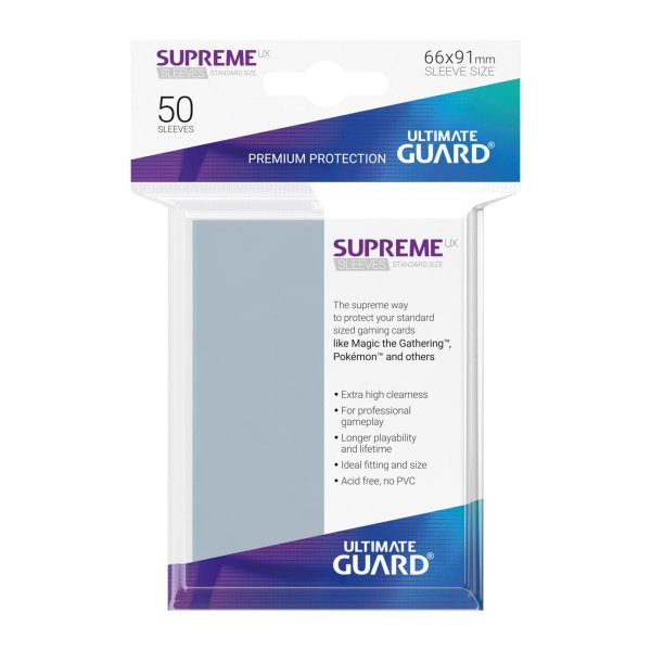 Sleeves - Ultimate Guard - Standard Supreme UX Transparent