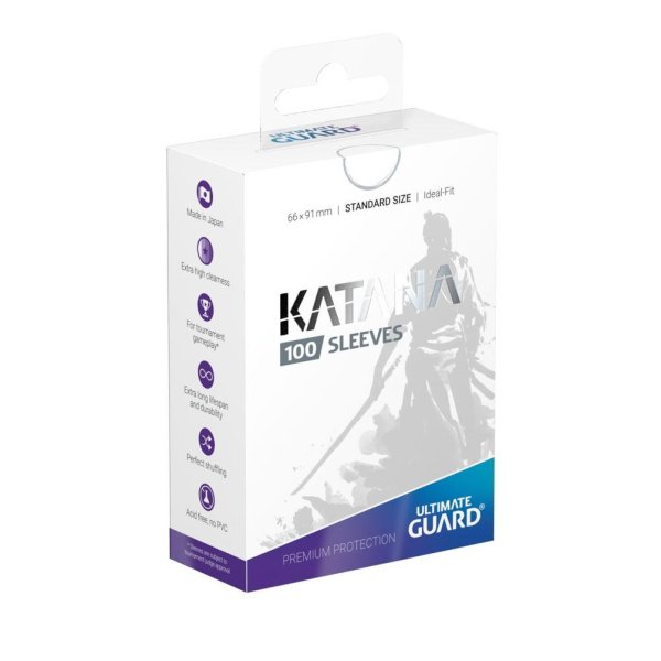 Sleeves - Ultimate Guard - Katana standard Blanc