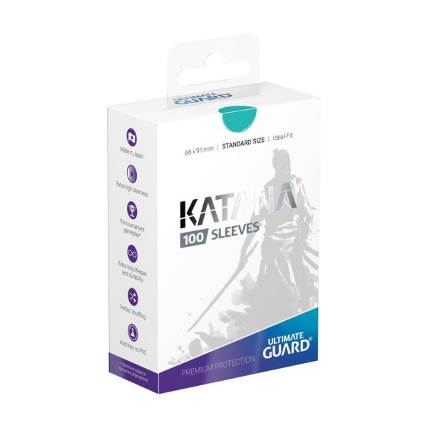 Sleeves - Ultimate Guard - Katana Standard Turquoise