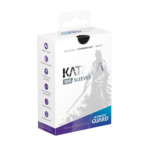 Sleeves - Ultimate Guard - Katana Standard Noir