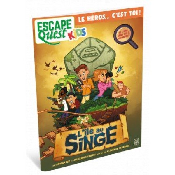 Escape Quest kids - tome 1 - L'ile au singe