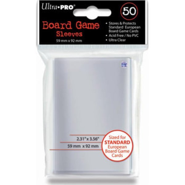 Sleeves - Ultra Pro - Standard European (59x92)