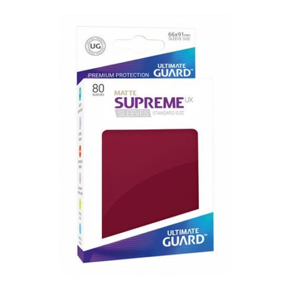 Sleeves - Ultimate Guard - Standard Supreme UX Matte Bordeaux