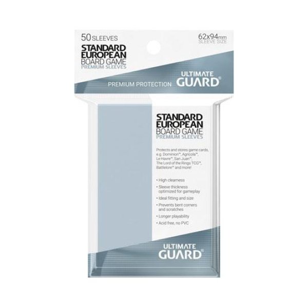 Sleeves - Ultimate Guard - Premium Soft Sleeves européens standard (62x94)