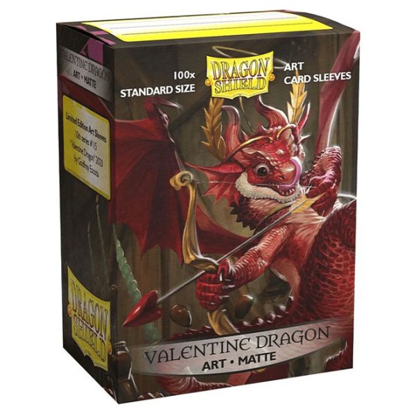 Sleeves - Dragon Shield Standard - Matte Valentine Dragon Art