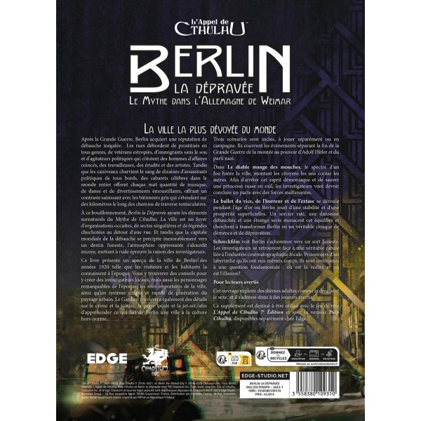 L'Appel de Cthulhu - Berlin la dépravée – Image 2