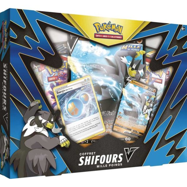 Coffret Pokémon (4 boosters EB 05) - Shifours V (Mille Poings/Poing final)