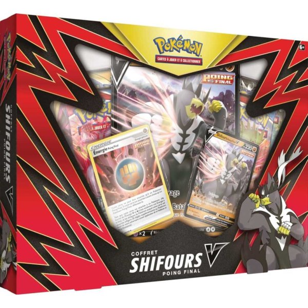 Coffret Pokémon (4 boosters EB 05) - Shifours V (Mille Poings/Poing final) – Image 2