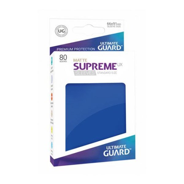 Sleeves - Ultimate Guard - Standard Supreme UX Matte Bleu