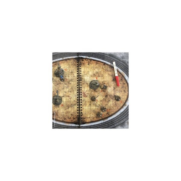 Pwork Wargames - Combat Book - Cartes effaçables pour jeu de rôle. – Image 2