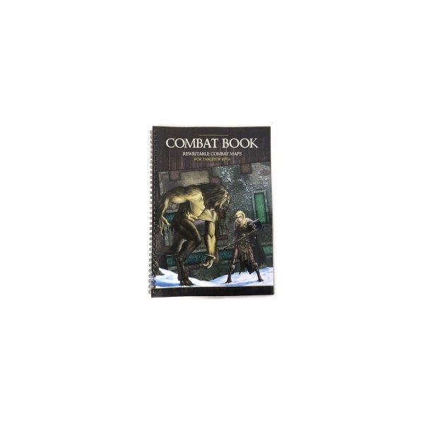 Pwork Wargames - Combat Book - Cartes effaçables pour jeu de rôle.