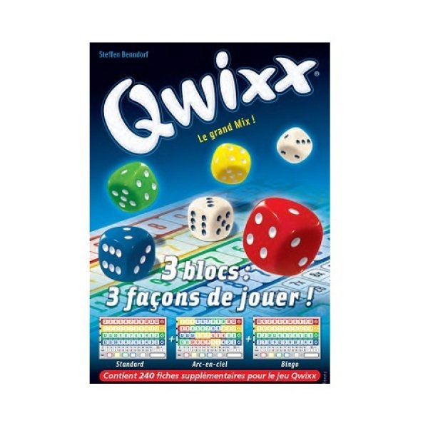 Qwixx Recharge bloc de score