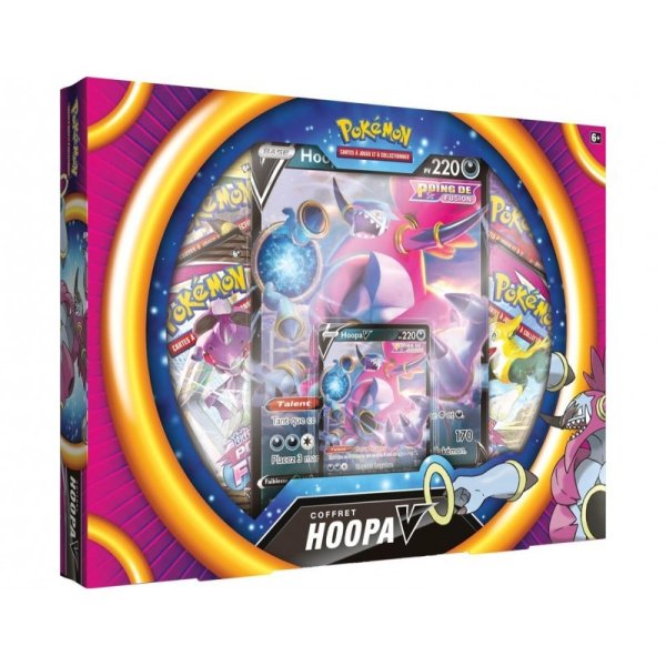 Coffret Pokémon 4 boosters - Hoopa V