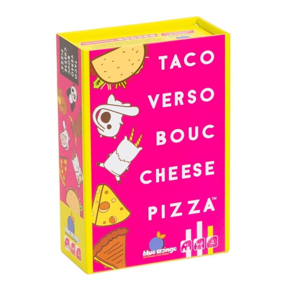 Taco verso bouc cheese pizza