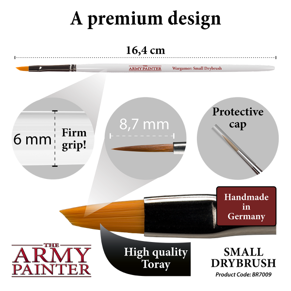 Army Painter - Pinceaux - Wargamer Brush - Small Drybrush – Image 3