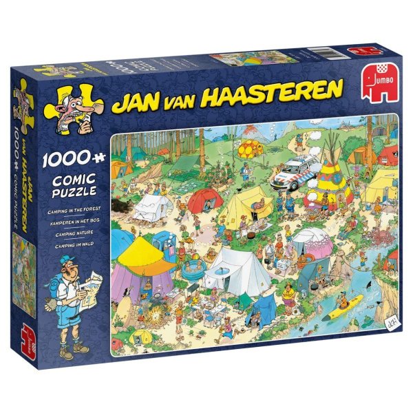 Puzzle Jan Van Haasteren - 1000 pièces - Camping nature – Image 2