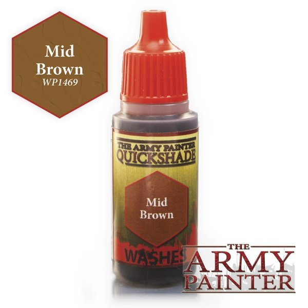 Army Painter - Warpaints 18ml - Mid Brown