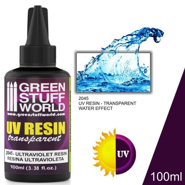 Green Stuff World - Résine Ultraviolette 100ml - Effet d'Eau
