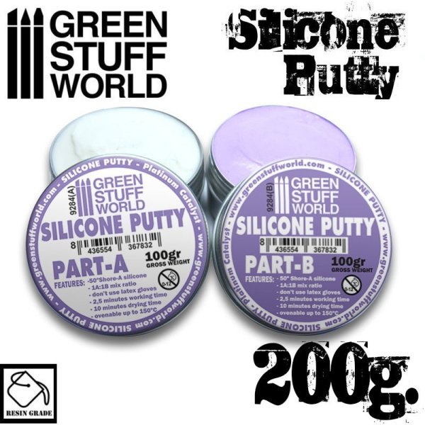 Green Stuff World - Mastic de Silicone Violette200gr