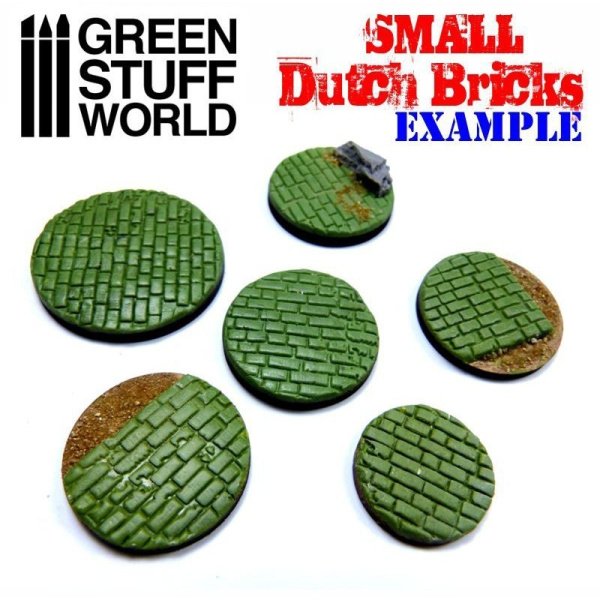 Green Stuff World - Rouleaux texturés - petites briques hollandaise – Image 3