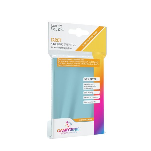 GM - Prime Tarot-Sized Sleeves 73 x 122mm
