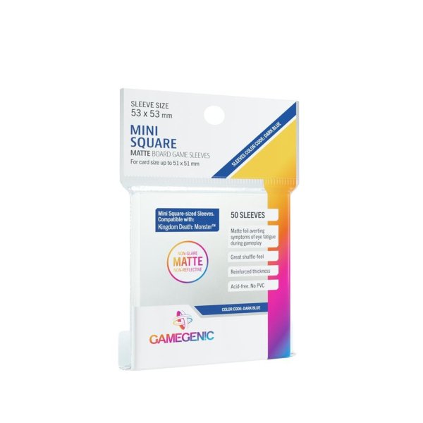 GM - Matte mini square-size Sleeve 53 X 53 MM