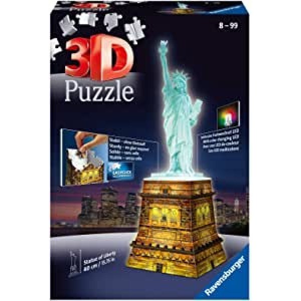 Statue de la liberté - Puzzle 3D - 120 pièces