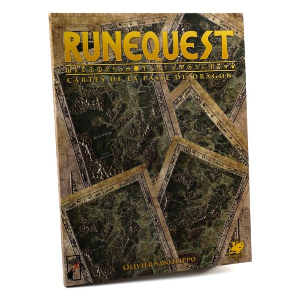 RuneQuest - Les cartes de la passe du Dragon