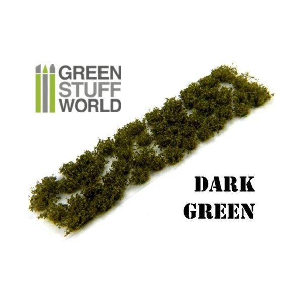 Green Stuff World - Touffes de Buissons - 6mm - Auto-Adhésif - Vert foncée – Image 3