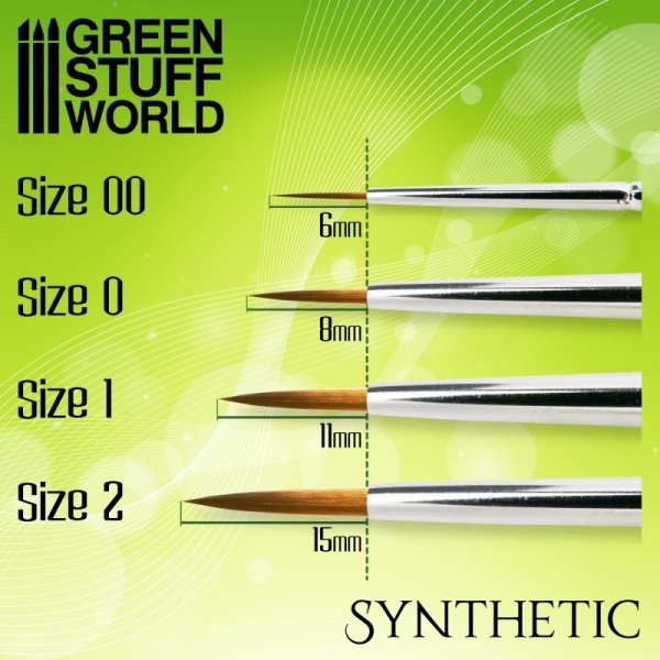 Green Stuff World - Green Series Pinceau Synthétique - 1 – Image 2