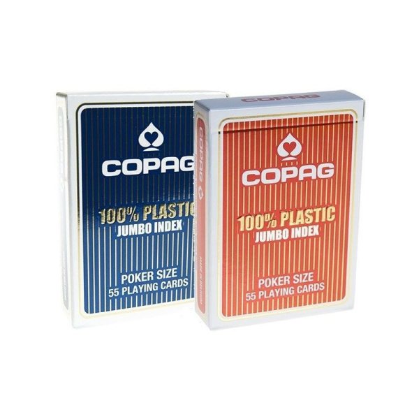 Cartes Copag - Jumbo Bleu et Rouge