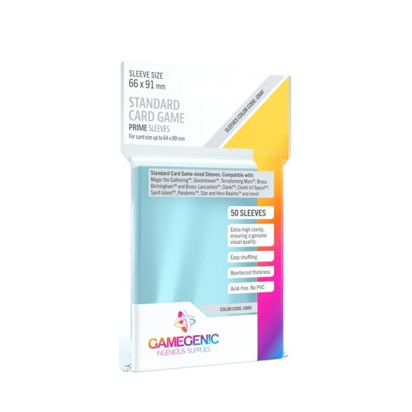 GM - Matte Stand European Card Sleeves 62 X 94 MM