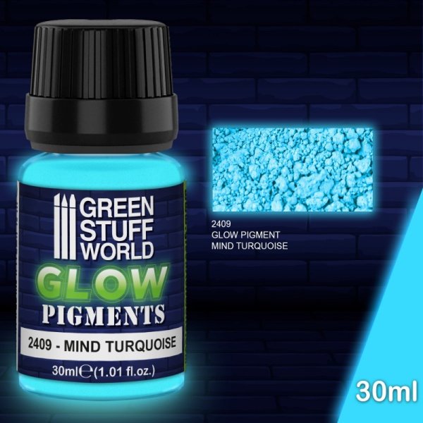 Green Stuff World - Poudre luminescente - Turquoise de l'esprit