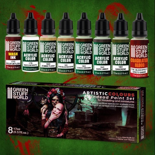 Green Stuff World - Set Peinture - Mort-vivant