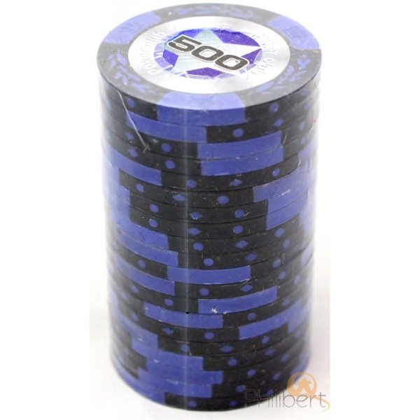20 Jetons Poker Crown - valeur 500