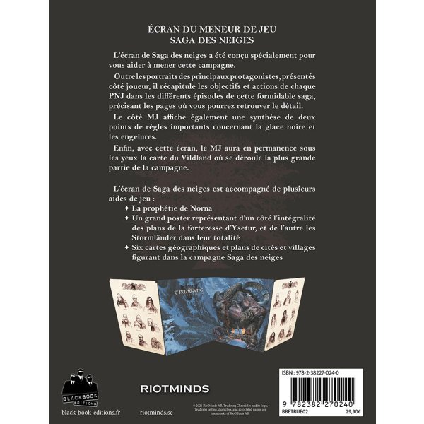 Trudvang - Ecran du MJ Saga des Neiges