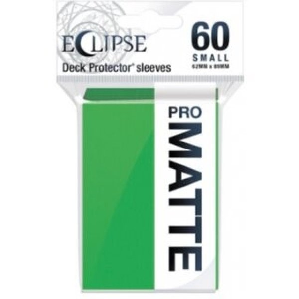 UP - Eclipse Matte Small Sleeves- Lime Green (60 Sleeves)