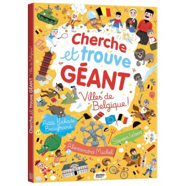 Cherche et trouve géant - Villes de Belgique (Tout carton)