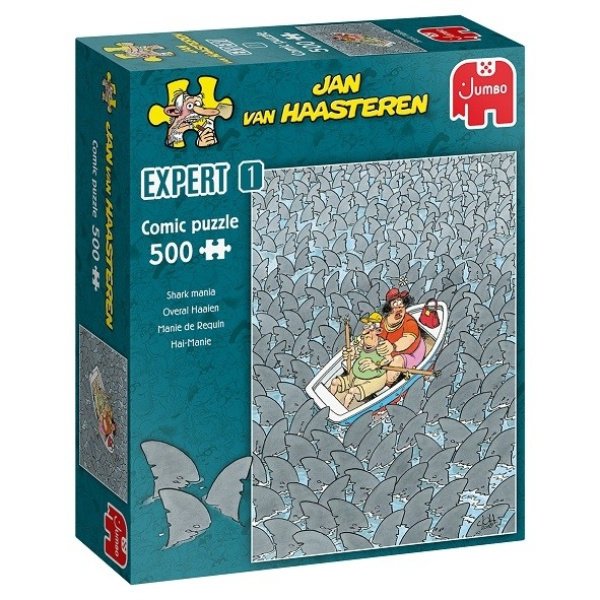 Puzzle Jan Van Haasteren - 500 pièces - Expert 1 - Manie de Requin