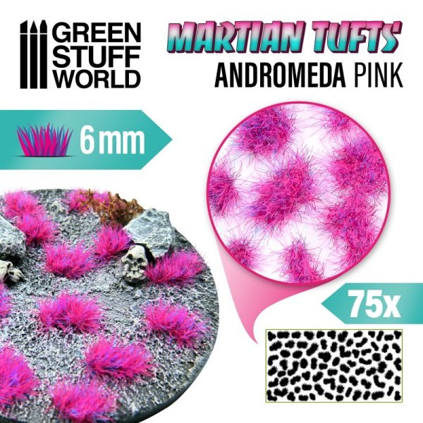 Green Stuff World - Touffes d'herbe martienne - Andromeda Pink