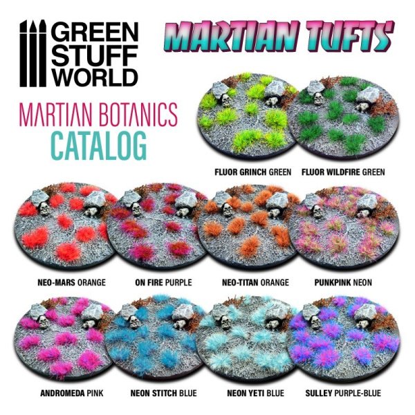 Green Stuff World - Touffes d'herbe martienne - Andromeda Pink – Image 2