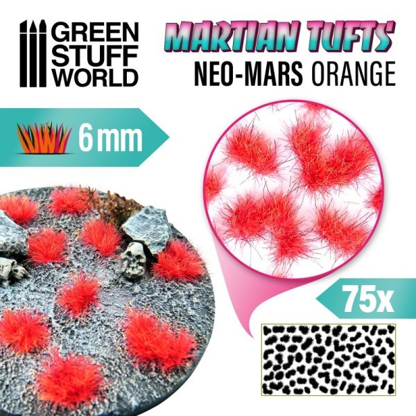 Green Stuff World - Touffes d'herbe martienne - Neo-mars orange