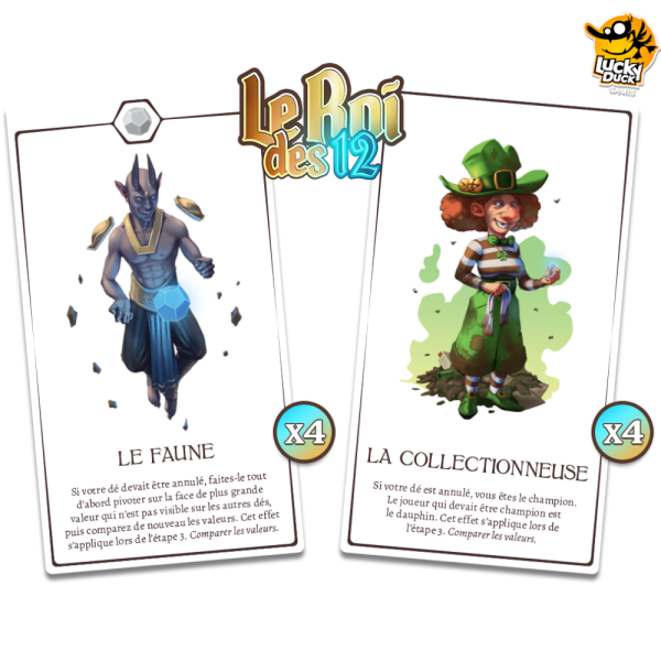 Le roi des 12 - Mini extension personnages