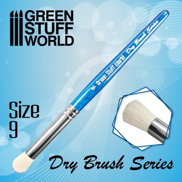 Green Stuff World - Pinceaux De Brossage Bleu series - numéro 9