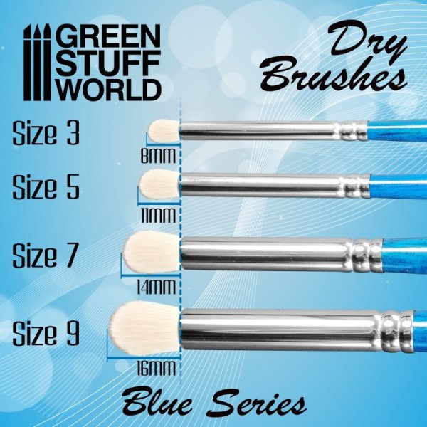Green Stuff World - Pinceaux De Brossage Bleu series - numéro 9 – Image 2