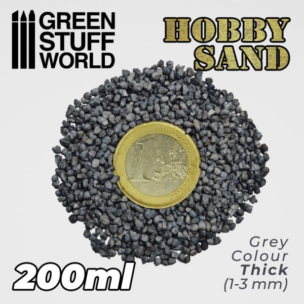 Green Stuff World - Sable de modélisation grossier 200ml - Gris foncé – Image 2