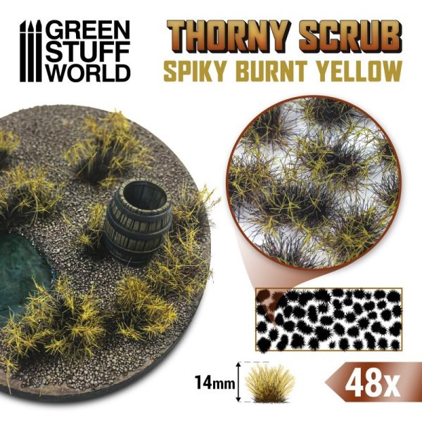 Green Stuff World - Buisson épineux - Jaune brûlé