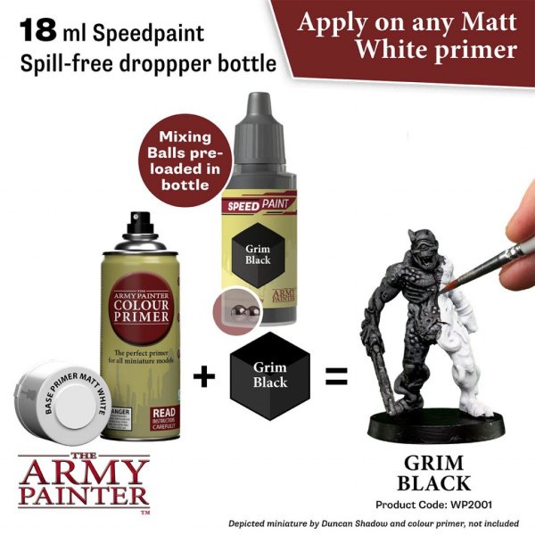Army Painter - SpeedPaint - Grim Black – Image 2
