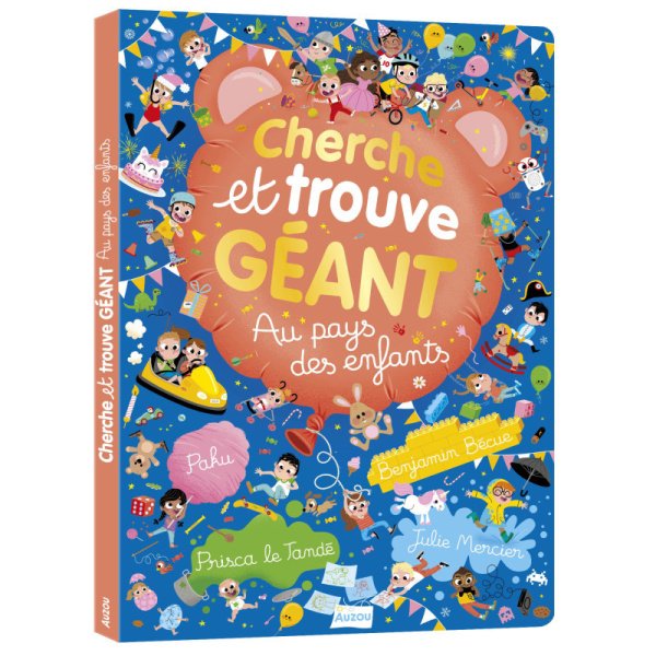 Cherche et trouve géant - Au pays des enfants (tout carton)